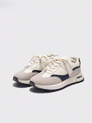 Women’s Chunky Platform Lace-Up Retro Sneakers